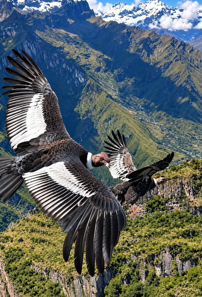 Cóndor andino en los Andes del Ecuador